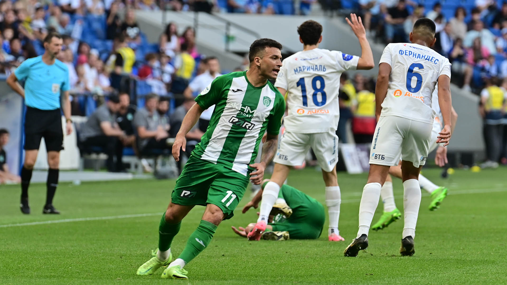 ФК «Динамо Москва» — ФК «Ахмат». Фото: globallookpress.com/Pavel Kashaev