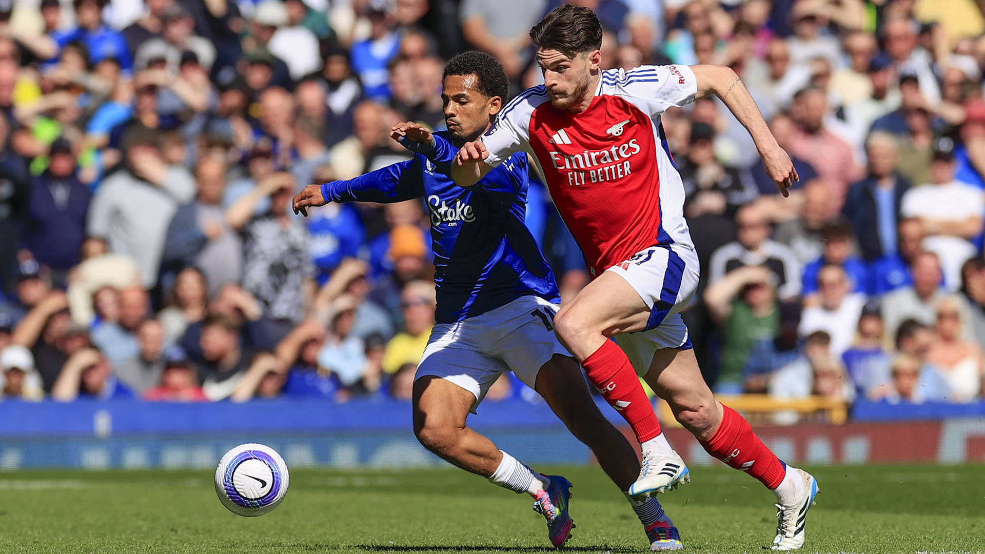 ФК «Эвертон» — ФК «Арсенал». Фото: globallookpress.com/IMAGO/Conor Molloy