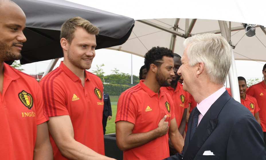 Экс-футболист сборной Бельгии Николас Ломбертс исполнил гимн России. Фото: Global Press Look