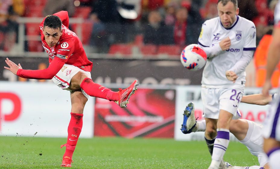 Форвард «Спартака» Понсе забил в ворота «Уфы». Фото: РПЛ
