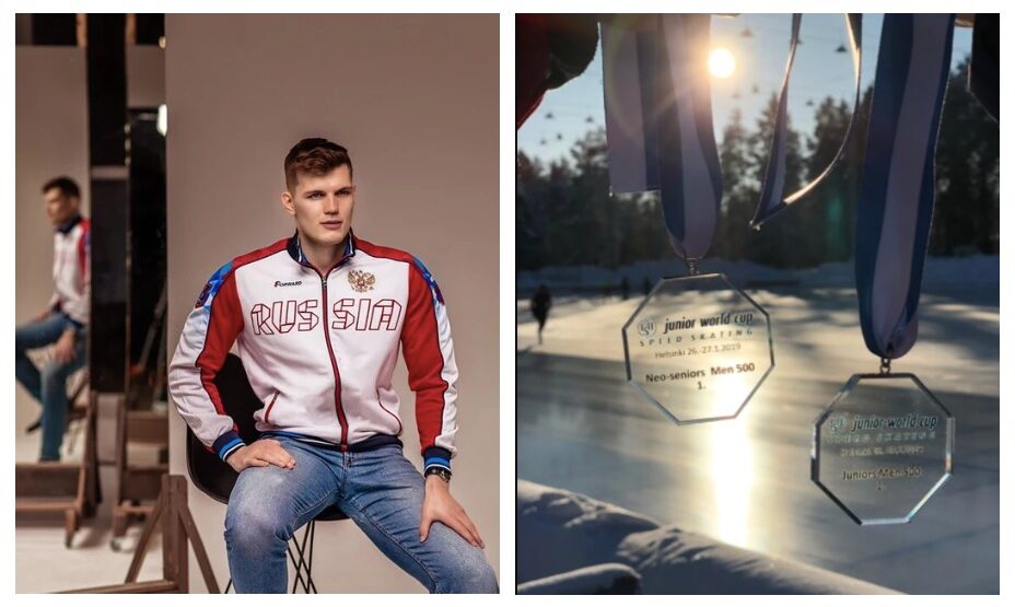 Руслан Захаров, конькобежный спорт