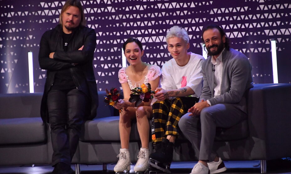 Евгения Медведева и Даня Милохин