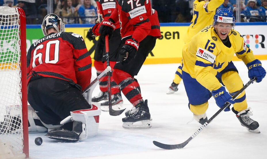 Сборные Канады и Швеции по хоккею