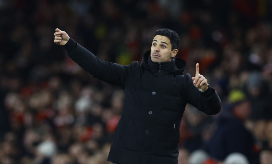 Артета дирижирует своей командой. Фjто: Reters