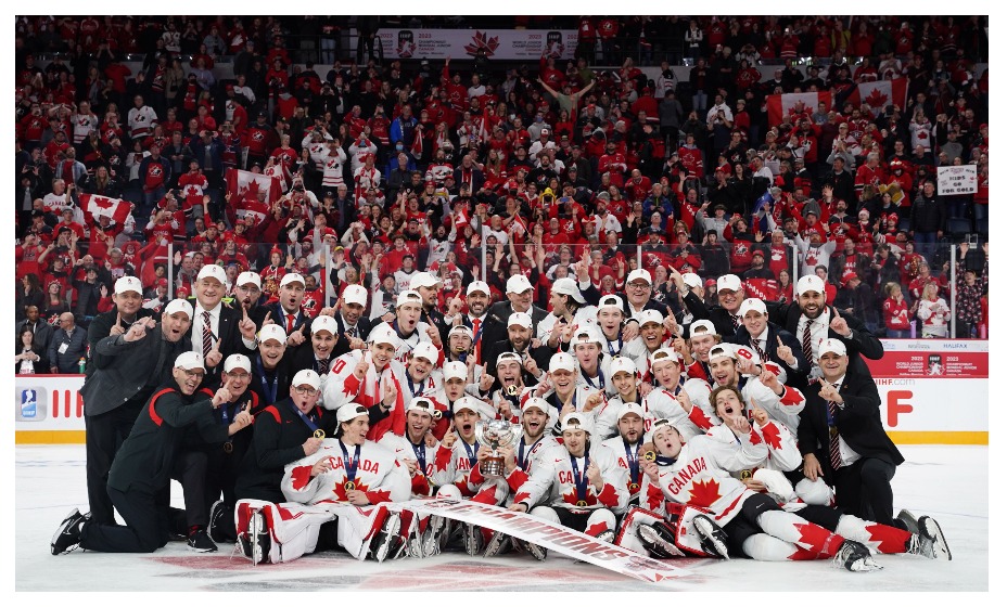 Молодежная сборная Канады стала победителем МЧМ-2023. Фото: Global Look Press