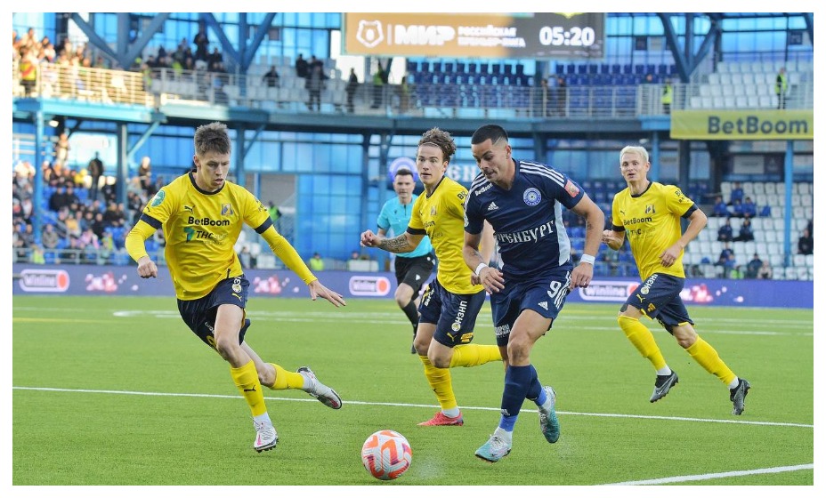 «Оренбург» взял три очка в матче с «Ростовом». Фото: соцсети ФК «Оренбург»