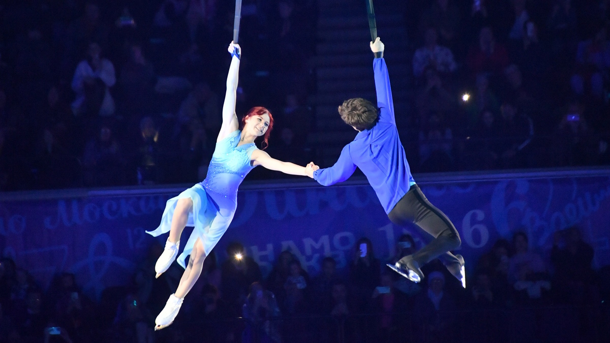 Александра Трусова и Марк Кондратюк уже год вместе. Фото: GLOBAL LOOK PRESS