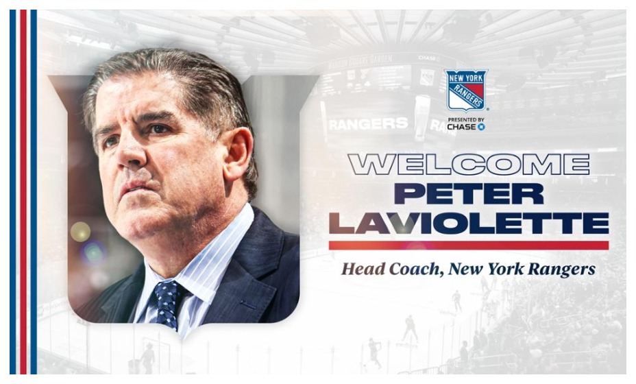 Лавиолетт продолжит карьеру в «Рейнджерс». Фото: cайт НХЛ