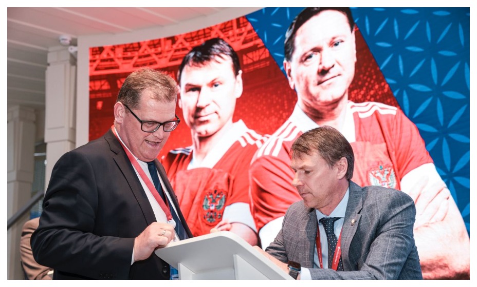 РФС приготовил для участников форума ПМЭФ-2023 разные активности. Фото: соцсети Сборная России