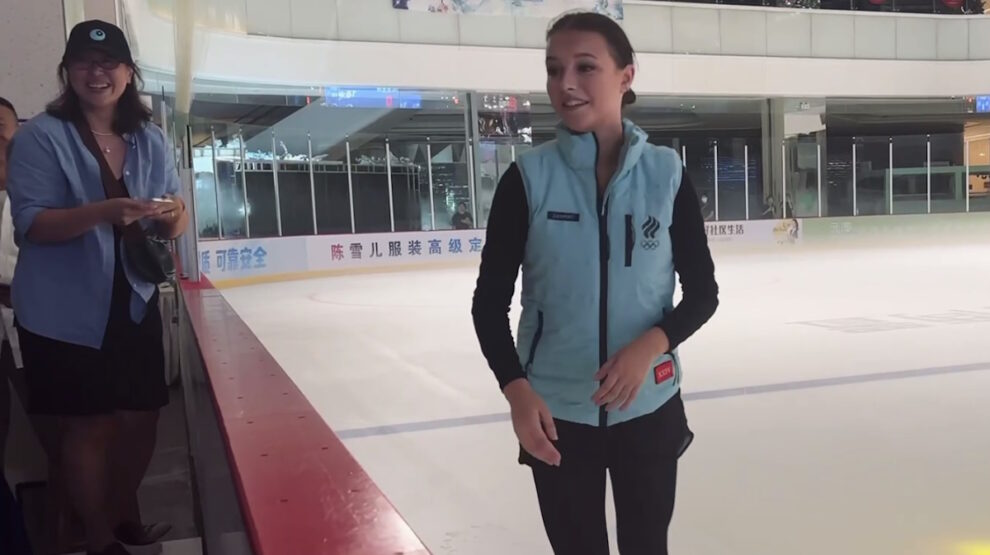 Анна Щербакова, фигурное катание, Китай
