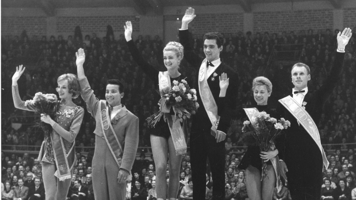 Людмила Белоусова и Олег Протопопов в 1964 году в Дортмунде выиграли бронзу на чемпионате Европы. Фото: GLOBAL LOOK PRESS