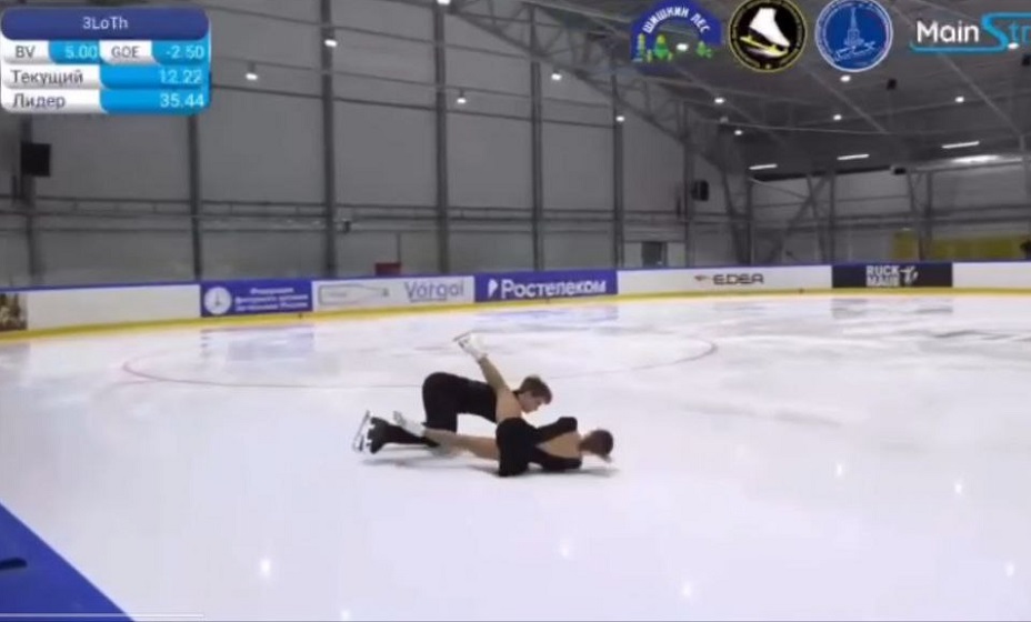 Фигуристку Симонову, попавшую в больницу после жесткого падения, выпишут 26 января. Фото: кадры официальной трансляции