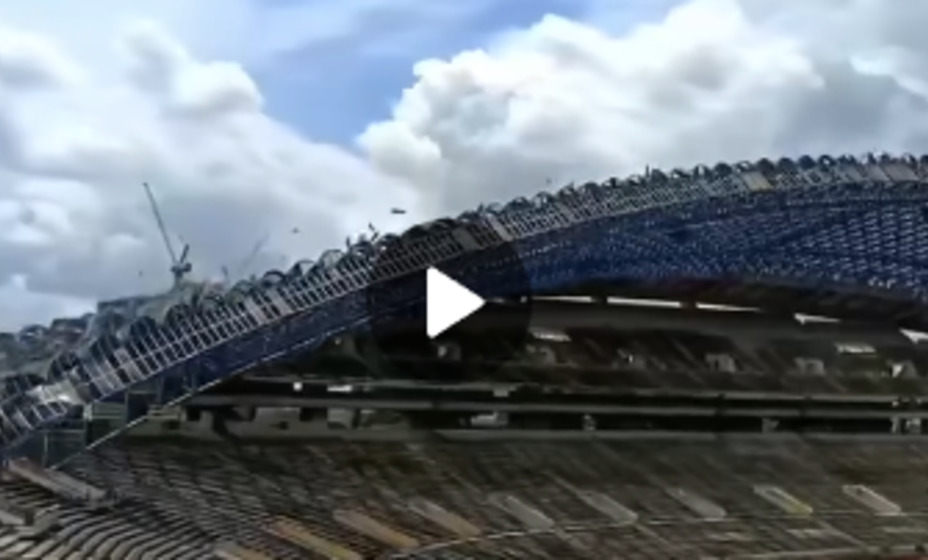 В Малайзии взорвали стадион, фото снимок экрана