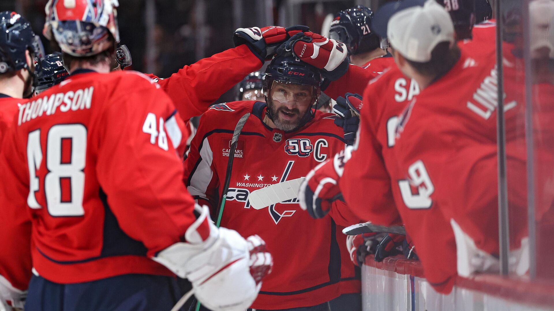 Александр Овечкин летит к великому рекорду. Фото: Global Look Press