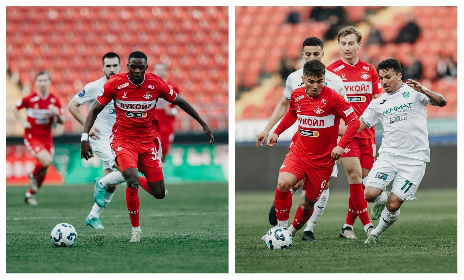 «Спартак» не сумел победить «Ахмат» в Грозном. Фото: Соцсети ФК «Спартак»