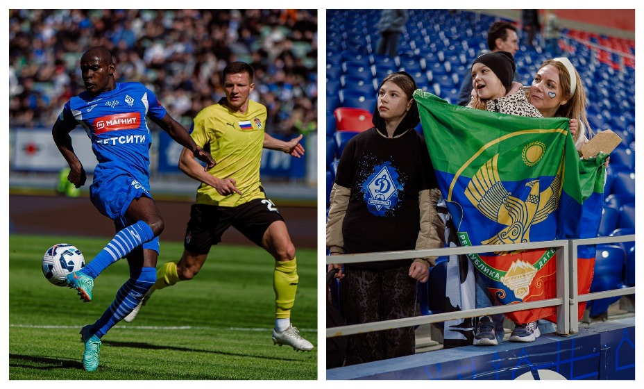 Касинтура стал героем матча. Фото: Соцсети ФК «Динамо» Махачкала