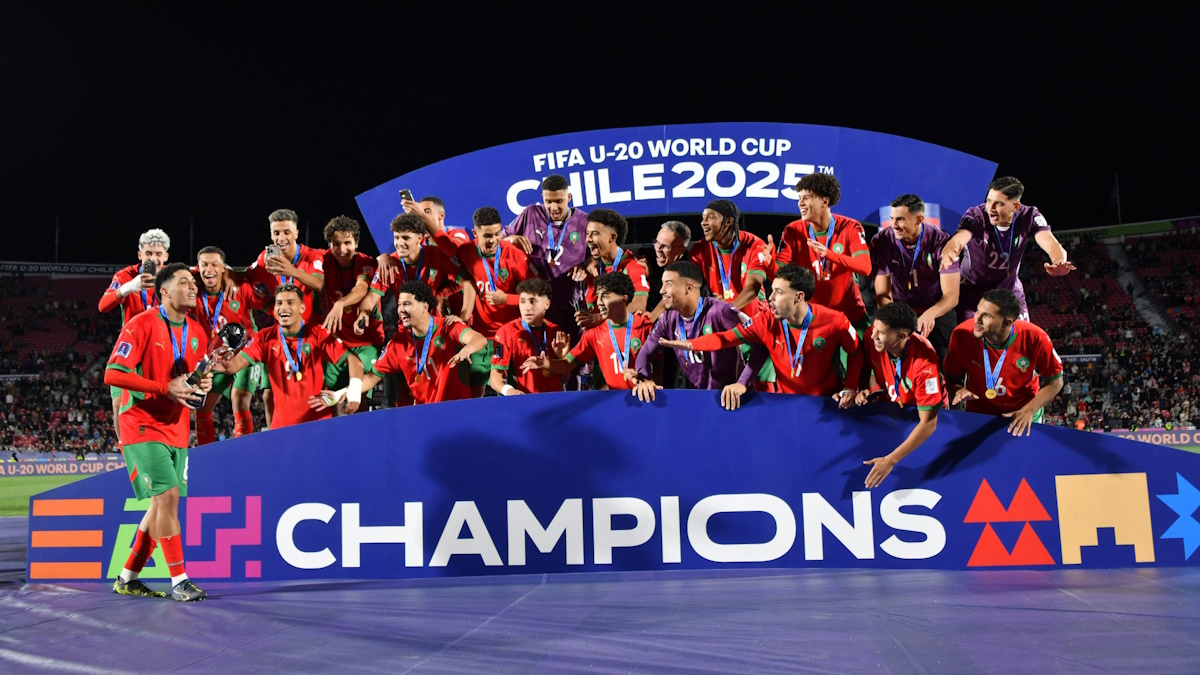 Марокко - чемпионы мира среди молодежи. Фото: Королевская марокканская футбольная федерация