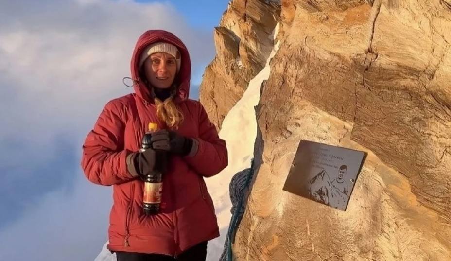 Несколько лет назад там же, на Тянь-Шане, погиб муж Натальи. Фото: Соцсети