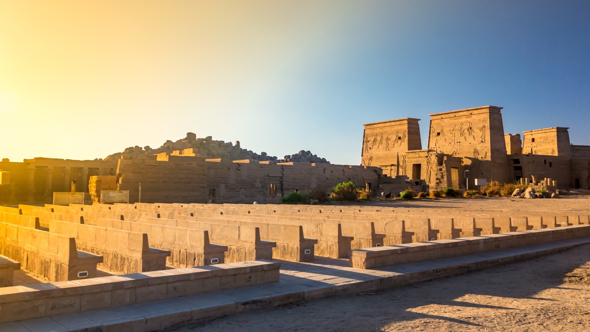 Храм Филе в Асуане на Ниле.