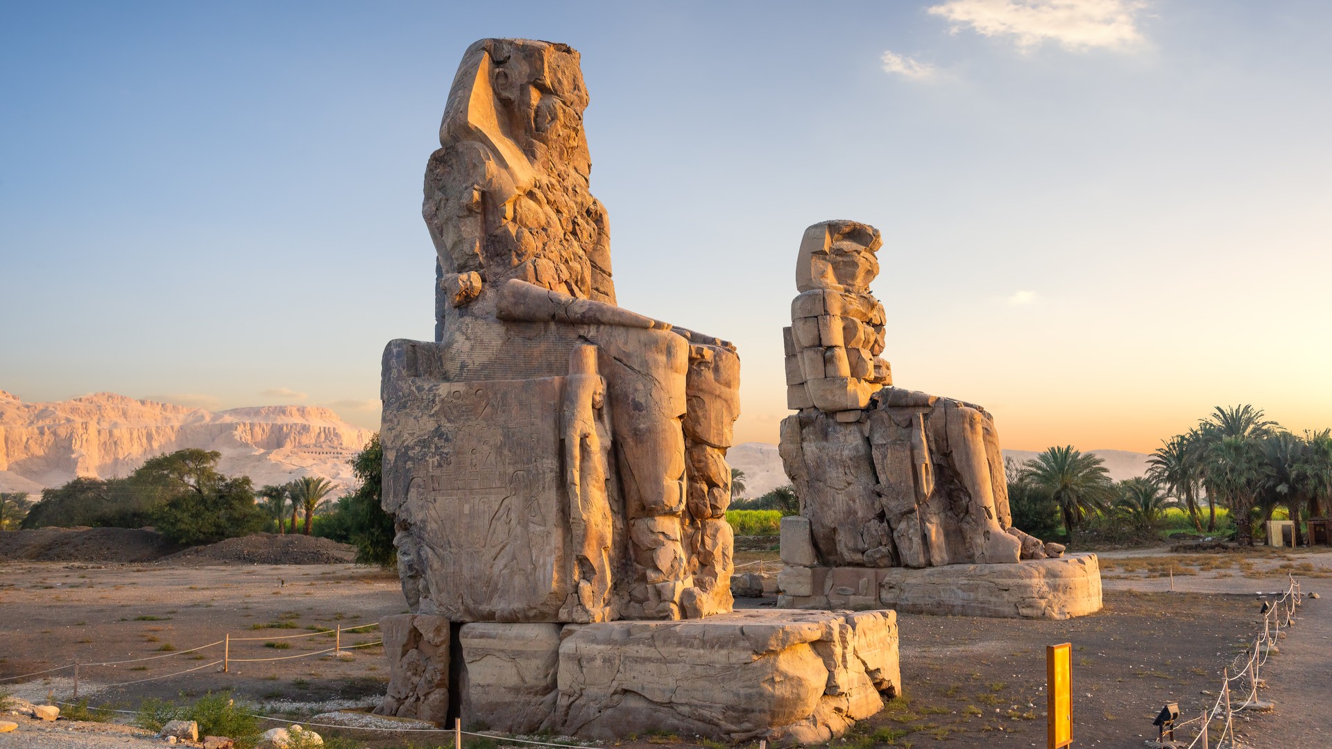 Колоссы Мемнона, Долина царей, Луксор, Египет.