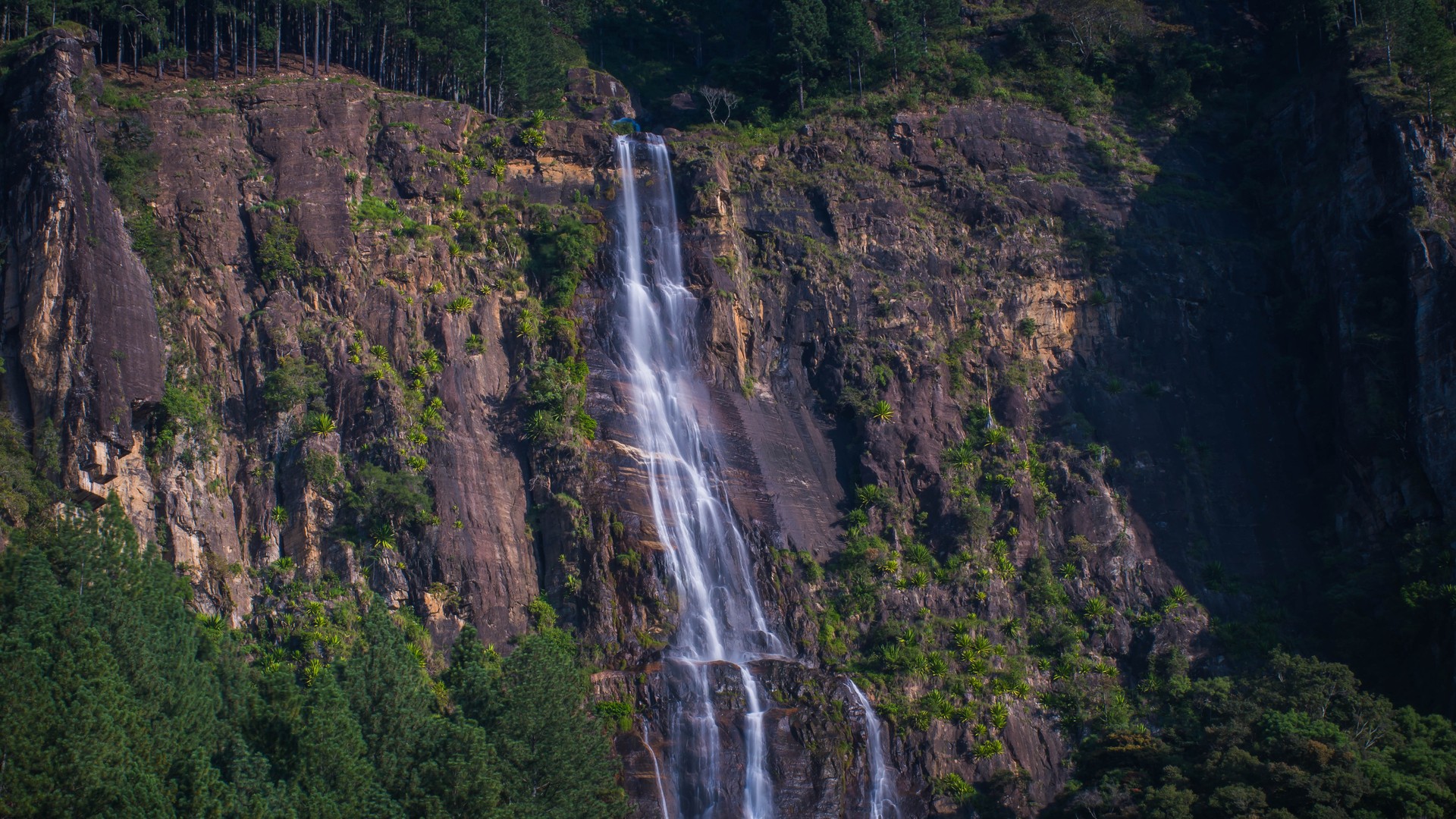 Водопад Бамбараканда — самый высокий водопад на Шри-Ланке.
