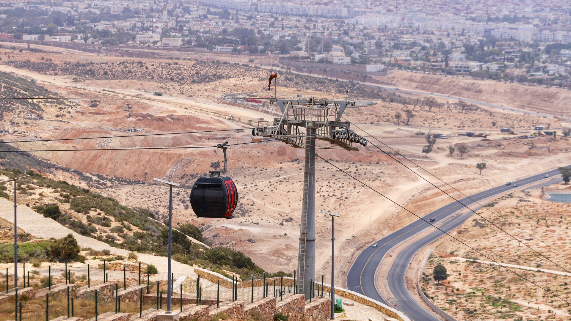 Канатная дорога Danialand Telepherique в Агадире.