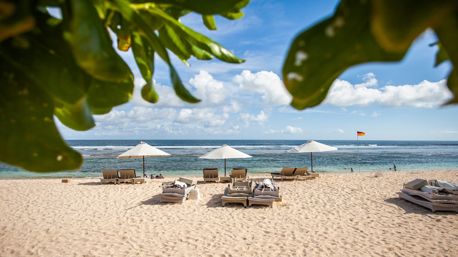 Прекрасный вид на пляж Меласти, Бали.