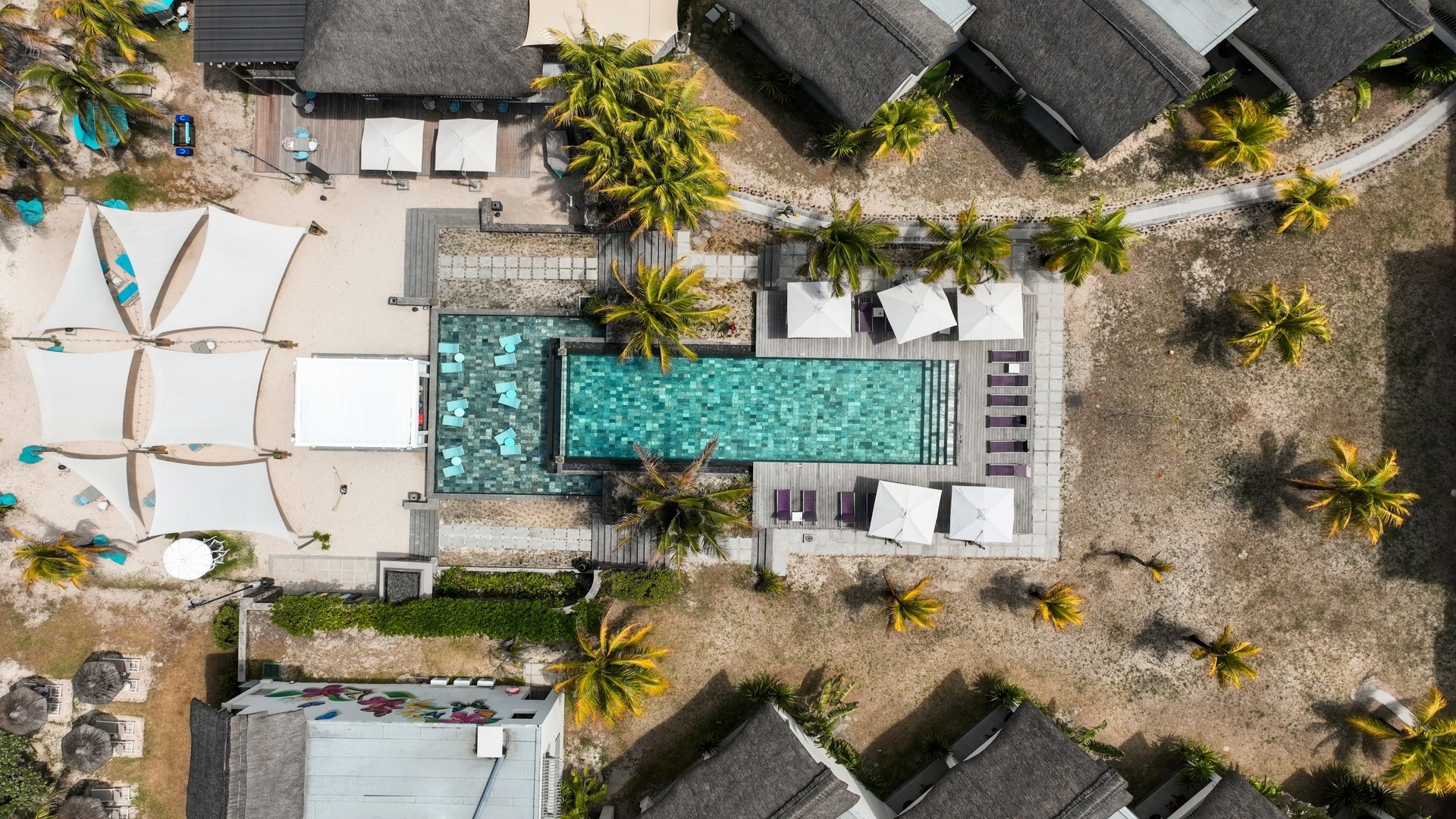 Вид на Seapoint Boutique Hotel в Пуант-о-Канноньер, Маврикий.
